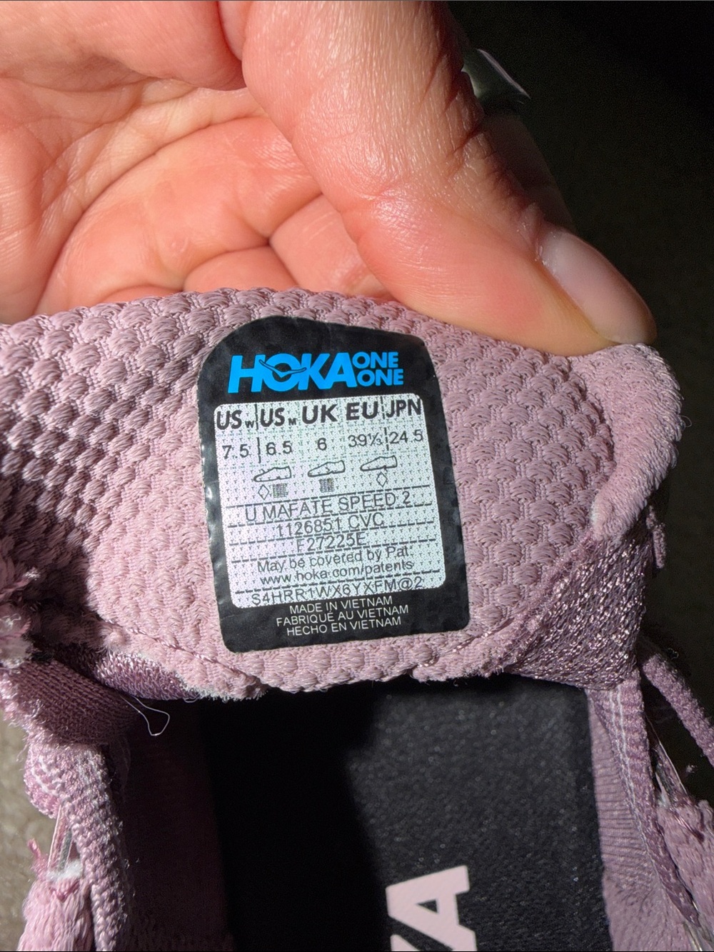 Hoka Mafate Speed 2 Women's Mauve/Carnation Shoe - Picture 7 of 7